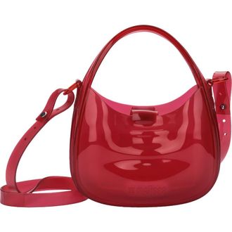 Melissa Mirror Crossbody Bag in Transparent Red at Nordstrom