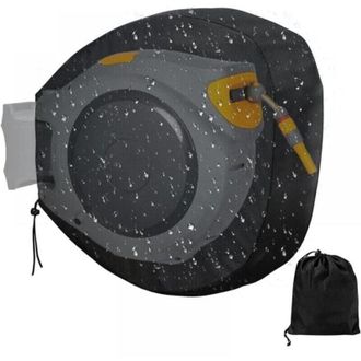 OEM Funda Protectora Impermeable Para Carrete De Manguera De Jard&iacute;n Montado En La Pared - Tejido Oxford 420d, Resistente A Los Rayos Uv Y Al Polvo, Con Bo
