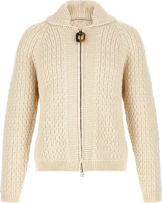 J.W.Anderson White Cotton Mens Cardigan