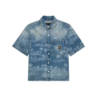 Amiri Denim Shirts, male, Blue, Size: XL Harbour Denim Shirt