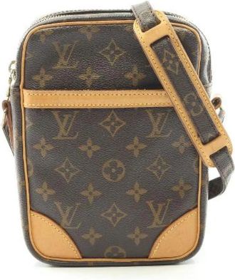 Louis Vuitton Tweedehands Canvas Louis Vuitton tassen - Dames - Vintage Schoudertas - Bruin - ONE Size - Vintage