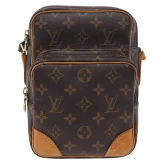 Louis Vuitton Amazone Monogram Canvas Brown Canvas Handbag (Pre-Owned)