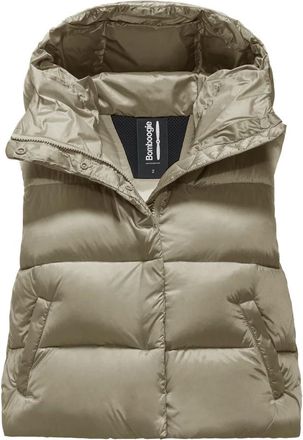 Bomboogie Dames, Jassen, Beige, Maat: XL Leer