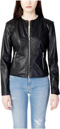 A|X Armani Exchange 8Nyb 03 Ynvlz Jas - Dames - Zomerjassen - Zwart - XL - Leer - Jassen