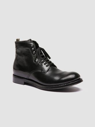 Officine Creative Admiral 004 Black Lace-Up Boot at Nordstrom, Size 41.5