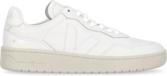 Veja White V90 O. T. Breathable Leather Sneakers