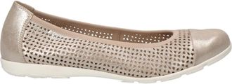Caprice Ballerinas - Dames - Ballerinas - Beige - 36 EU - Leer - Schoenen