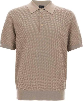 Brioni Knitted Polo Shirt