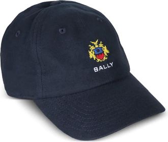 Bally Honkbalpet met geborduurd logo - Blauw