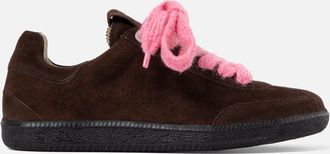 Duke + Dexter Duke + Dexter, Womens CB Designer Brown Suede Sneaker - Womens, Size 3