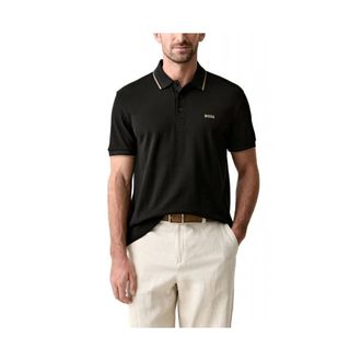 HUGO BOSS Tops, Heren, Zwart, XL, Katoen, Paddy Polo
