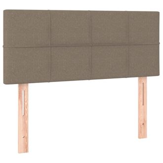 vidaXL Cabecero De Tela Gris Taupe 100x5x78/88 Cm Vidaxl