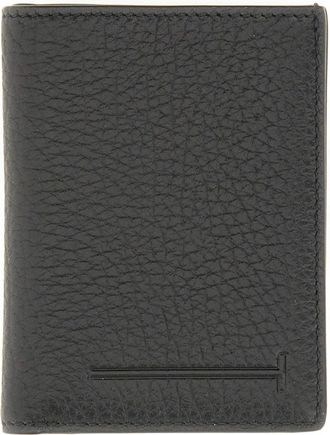 Tom Ford Leather T Wallet-Uomo