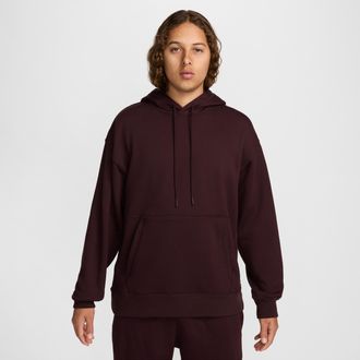 Nike Mens Wool Classic Hoodie in Brown | FV4878-203