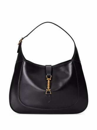 Gucci medium Jackie 1961 shoulder bag - women - Suede/Leather - One Size - Black
