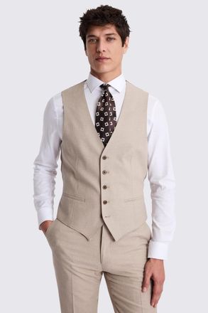Vitale Barberis Tailored Fit Neutral Waistcoat