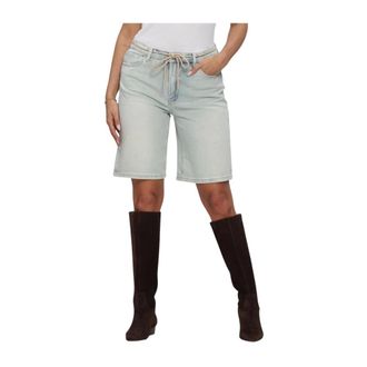 Circle Of Trust Korte Broeken, Dames, Blauw, M, Katoen, Jona Long Short Dnm