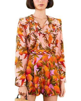 Farm Rio Farm Rio Mango Trees Blouse