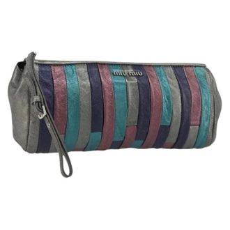 Miu Miu Pre-owned Clutches, female, Multicolor, Size: ONE SIZE Pre-owned Pouch