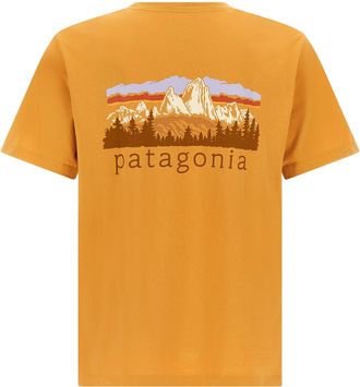 Patagonia Fitz Roy Foothills T-Shirt - Orange