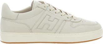 Hogan Low-Top Nubuck Sneakers with 80s Basketball Inspiration