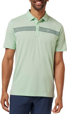 Travis Mathew River Boat Cruise Polo in Aqua Foam at Nordstrom, Size Xx-Large