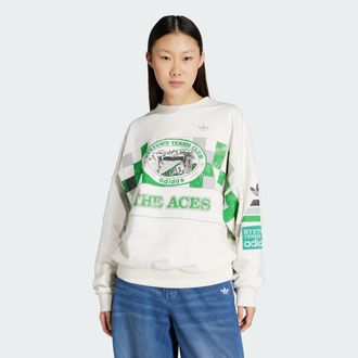 adidas Womens adidas Archive Court Sweatshirt