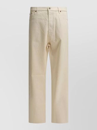 Valentino denim straight-leg trousers
