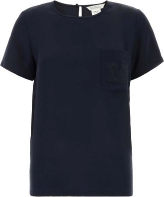 Max Mara T-Shirts - Dames - T-shirts - Blauw - 2XS - Tops
