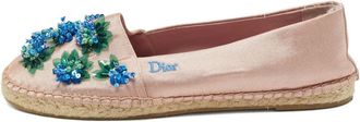 Dior Espadrilles con applicazione a fiori - Rosa