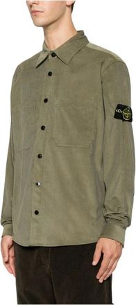 Stone Island Jassen, Heren, Groen, XL, S0144 Overshirt