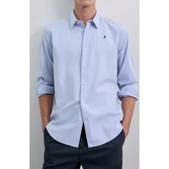 Scalpers Abbot Se Shirt in Skyblue at Nordstrom, Size 39 Eu