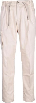 Herno Cargo Broek - Heren - Straight fit broeken - Beige - XL - Katoen - Broeken
