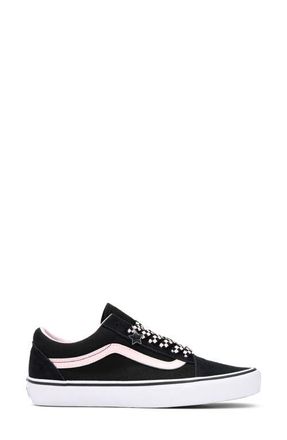 Vans Old Skool Low Top Sneaker in Black White at Nordstrom, Size 8.5