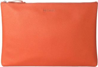 Orciani Micron Dotato Ritsportemonnee - Heren - Tassen - Oranje - ONE Size - Tassen