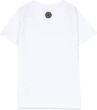 Philipp Plein Bear-Motif Cotton T-Shirt - White