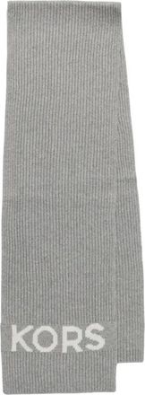 Michael Kors Wolmix Sjaal - Dames - Sjaals - Grijs - ONE Size - Wol - Accessoires