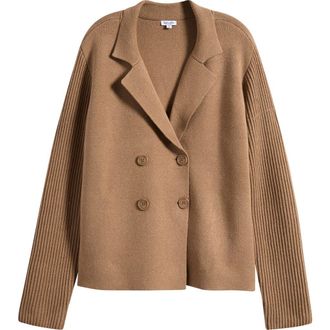 Splendid Ingrid Knit Jacket in Heather Camel at Nordstrom Rack, Size X-Large