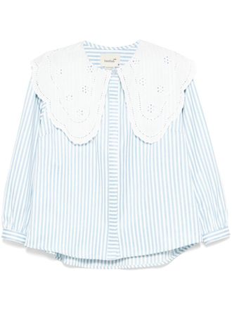 Bambah Capri shirt - women - Linen/Flax - One Size - Blue