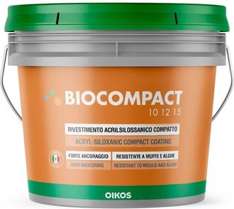 Oikos Rivestimento acrilsilossanico Oikos Biocompact 12 lt. 14 CC Design 1