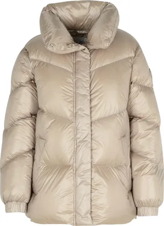 Woolrich Aliquippa Dove Grey Polyamide Down Jacket