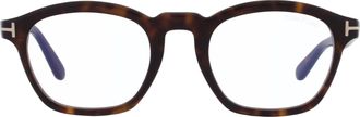 Tom Ford Blue Light Block Oval Mens Eyeglasses FT6033-B 052 51