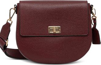 Geox Flavie turn-lock cross body bag - Rosso