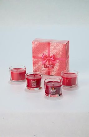 Yankee Candle Company EveryDay Scented Votive Candle Gift Set - Sparkling Cinnamon, Red Apple Wreath, 1.3 oz in Multicolored at Nordstrom