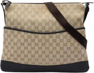 Gucci Borsa a tracolla Pre-owned in tela - - Pre-owned - Donna - Beige - ONE SIZE