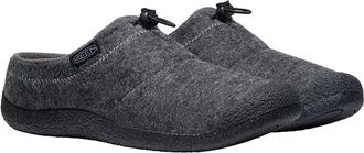 Keen Slip-On Sneaker KEEN HOWSER III SLIDE, Herren, Gr. 41, grau (charcoal grau felt, schwarz), Synthetik, Schuhe Slip-On Sneaker
