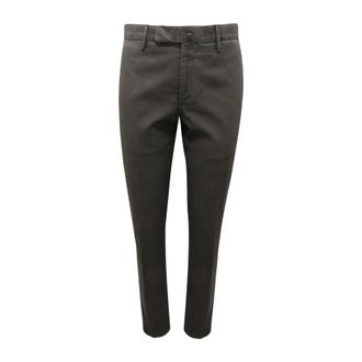 Incotex Slim-fit Trousers, male, Gray, Size: XS 1Gwt30 60056 Slim-fit Trousers