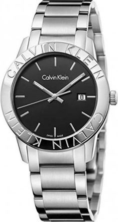 Calvin Klein Stijlvol Quartz Horloge - Dames - Horloges - Grijs - ONE Size - Accessoires