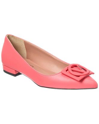 Mario Valentino Valentino By Mario Valentino Flora Leather Flat
