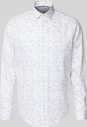 Christian Berg Regular Fit Business-Hemd aus Baumwolle mit Kentkragen in Weiss, Gr&ouml;&szlig;e 39/40